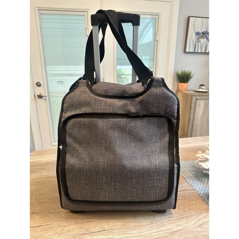 Thirty-one 31 Away We Go Roller Bag in Brushed Bloom Luggage Carry-on READ